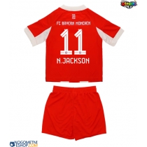 Otroški Nogometni dresi Bayern Munich Nicolas Jackson #11 Domači 2025-26 Kratek Rokav (+ Kratke hlače)